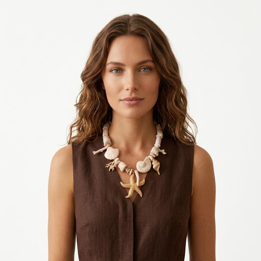 Coastal Charm Shell Necklace